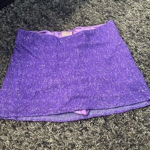 SHOW ME YOUR MUMU BEADED PURPLE SKIRT SZ XXL NWT
